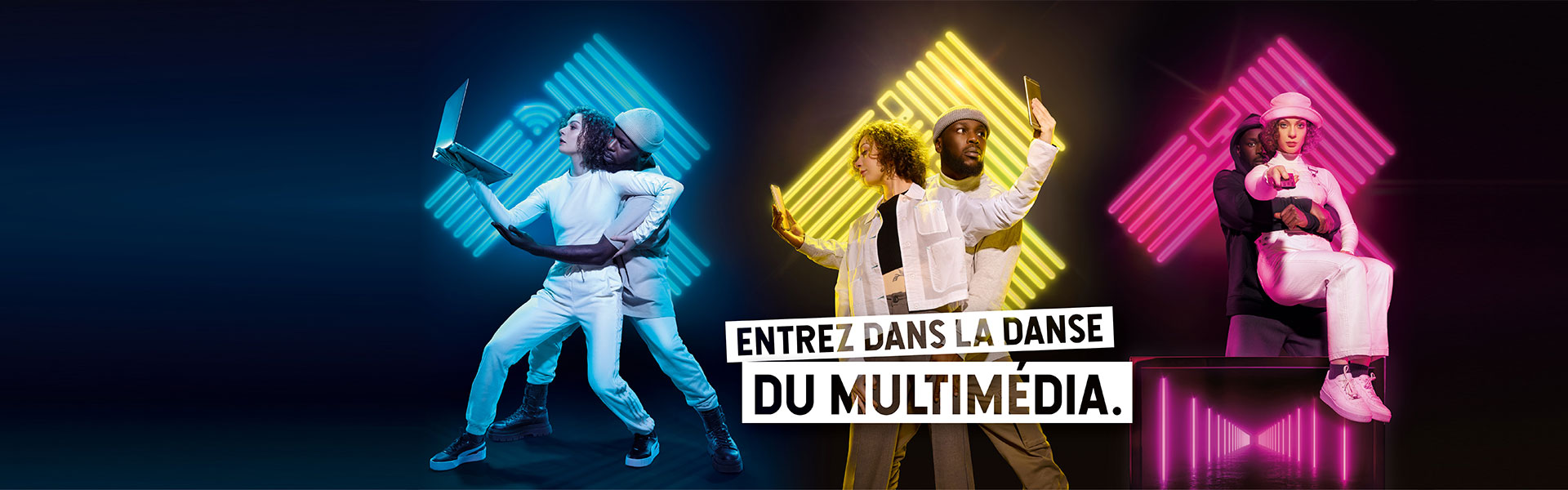 Nadia et Dakota, danse du multimédia avec Net+